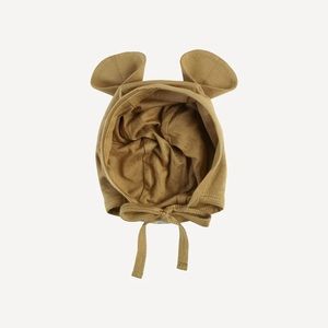 NWT Kate Quinn 3-6m bear hat in fennel viscose